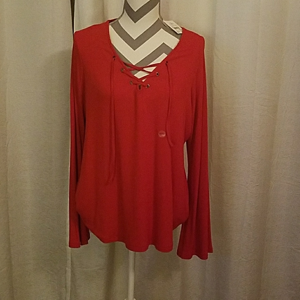 Ribbed long sleeve, light weight